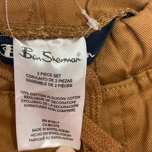 Ben Sherman • plaid onesie and utility pants Outfit • 6-9 months - Picture 11 of 12